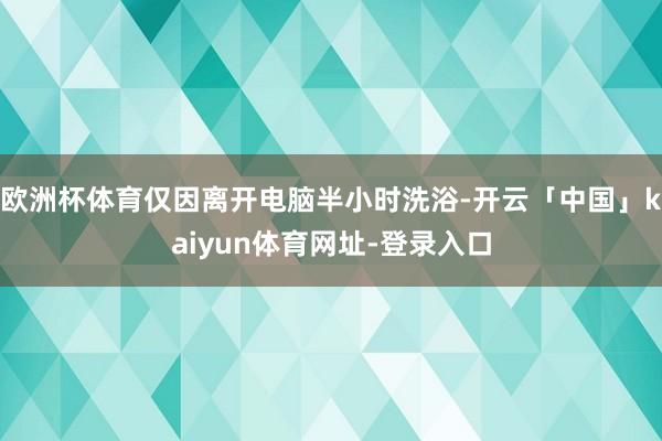欧洲杯体育仅因离开电脑半小时洗浴-开云「中国」kaiyun体育网址-登录入口